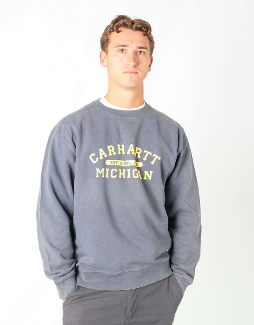 Vintage Carhartt l sweatshirt in blue