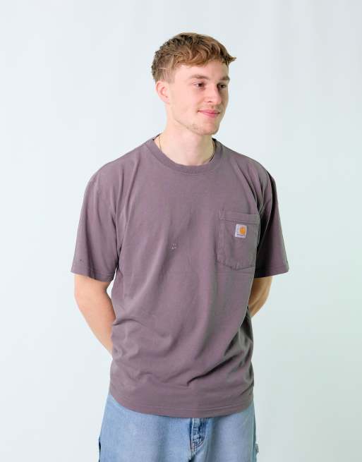 Vintage Carhartt L T-Shirt Charcoal Grey