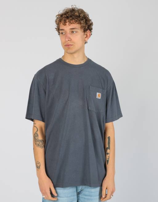 Vintage Carhartt l t-shirt in charcoal grey