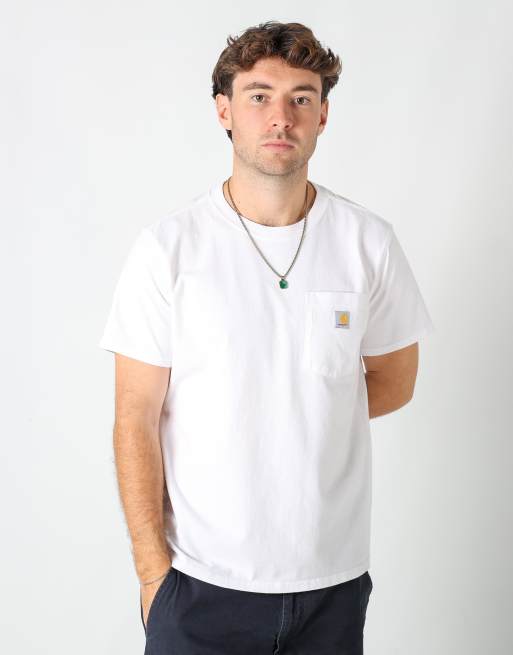 Vintage Carhartt l t-shirt in ivory