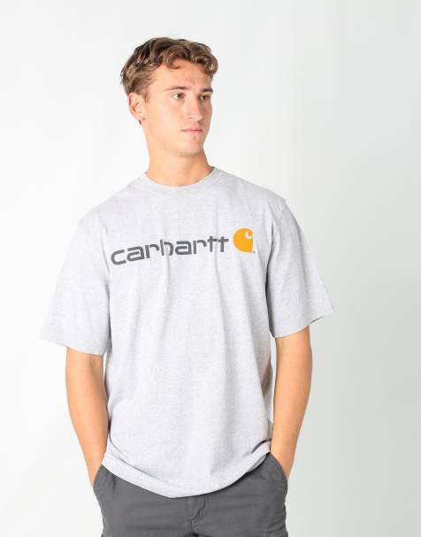Vintage Carhartt l t-shirt in light grey - view 1