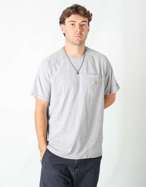 Vintage Carhartt l t-shirt in light grey