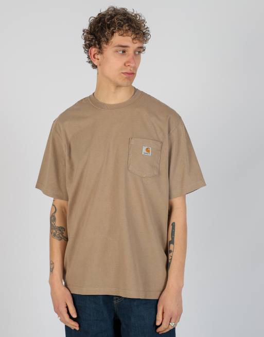 Vintage Carhartt l t-shirt in tan, 2 of 4
