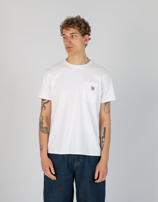Vintage Carhartt l t-shirt in white