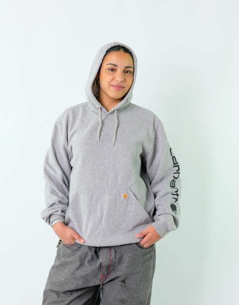 Vintage Carhartt M Hoodie Grey - view 1