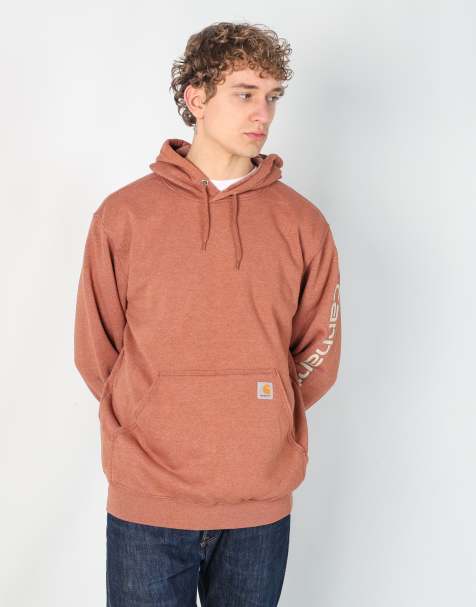 Vintage Carhartt m hoodie in brown - view 1