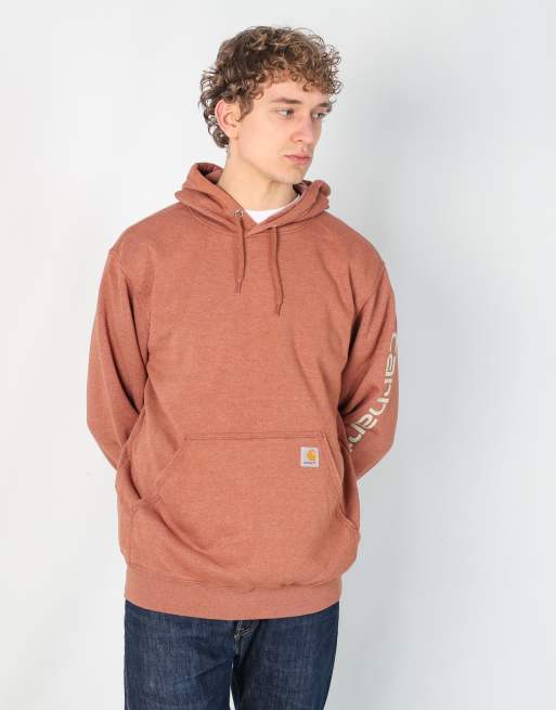 Vintage Carhartt m hoodie in brown