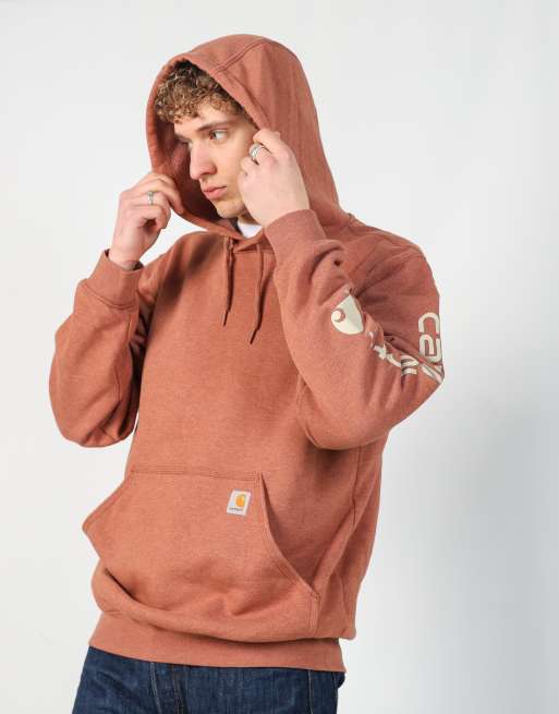 Vintage Carhartt m hoodie in brown, 4 of 4