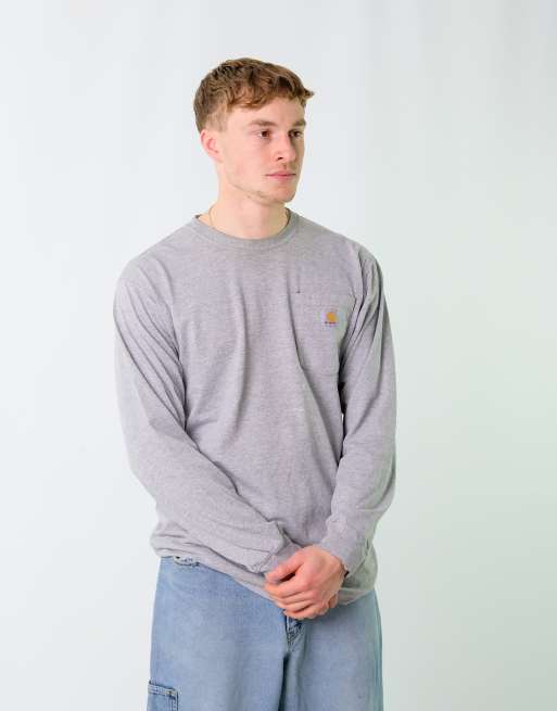 Vintage Carhartt M Long Sleeve Shirt Grey