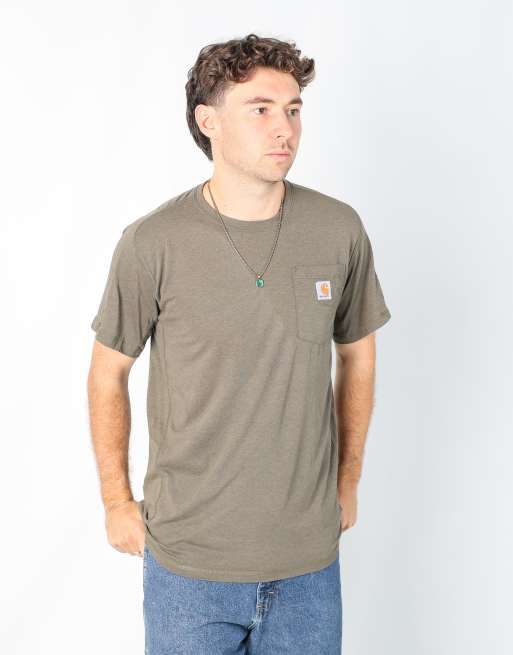 Vintage Carhartt m t-shirt in khaki green