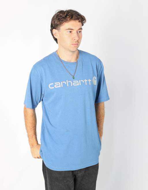Vintage Carhartt m t-shirt in light blue