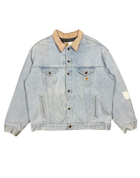 Vintage Carhartt Michigan Jacket size xl in light blue - view 1