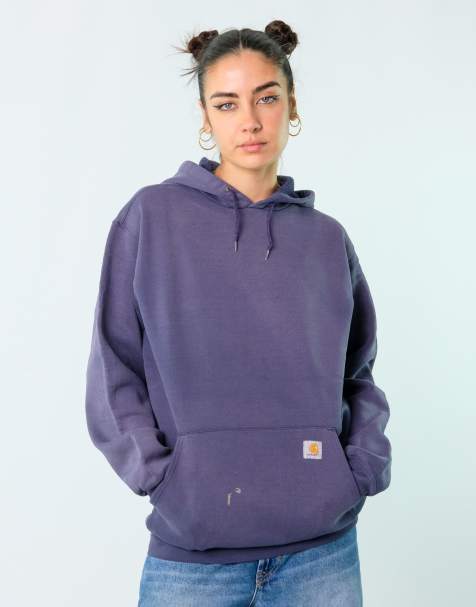 Vintage Carhartt S Hoodie Purple - view 1