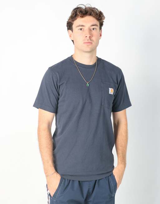 Vintage Carhartt s t-shirt in navy blue
