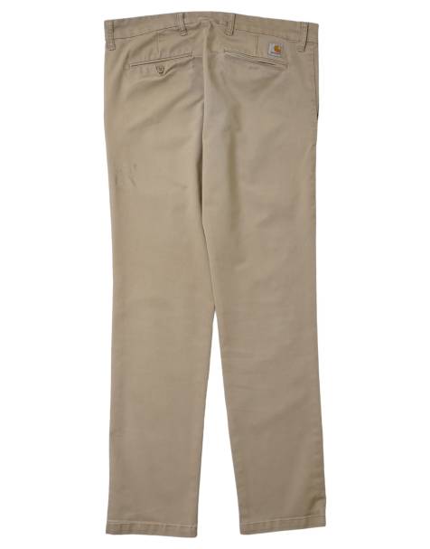 Vintage Carhartt W36 L32 workwear chino trousers in beige - view 1