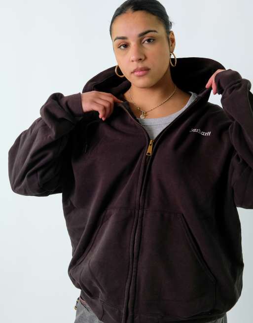 Vintage Carhartt XL Hoodie Bronze, 4 of 4