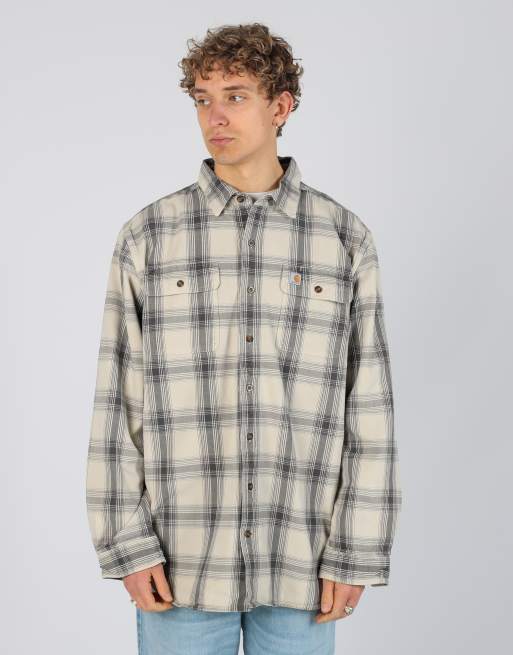 Vintage Carhartt xl long sleeve shirt in ivory