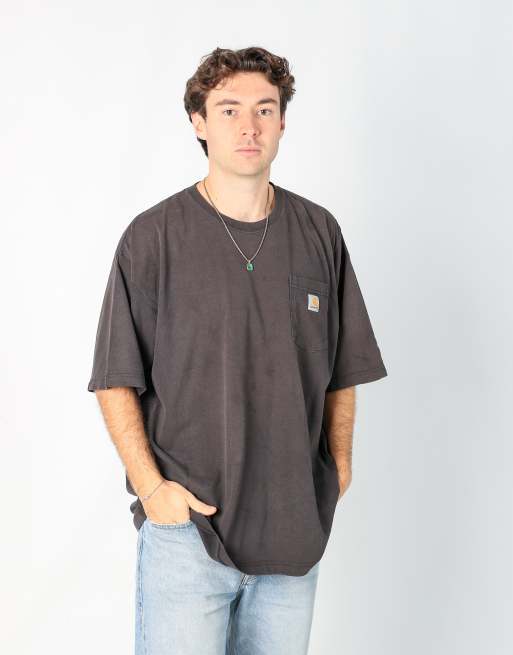 Vintage Carhartt xl t-shirt in charcoal grey
