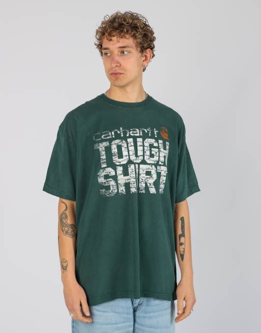 Vintage Carhartt xl t-shirt in dark green, 1 of 4