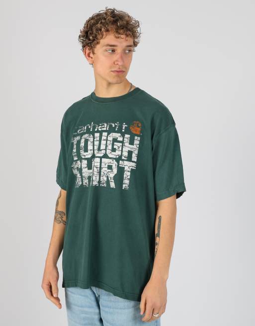 Vintage Carhartt xl t-shirt in dark green, 2 of 4