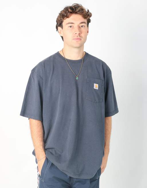 Vintage Carhartt xl t-shirt in navy blue