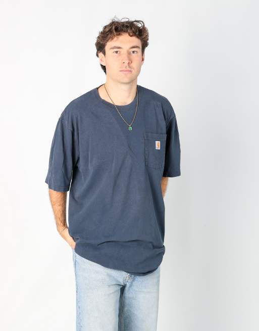 Vintage Carhartt xl t-shirt in navy blue