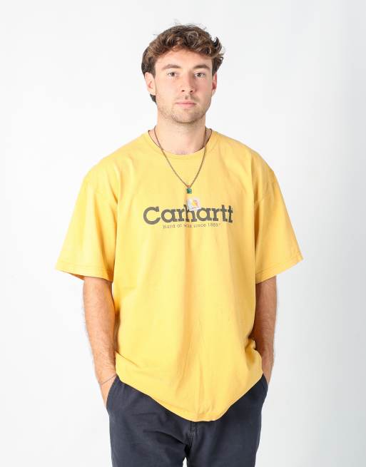 Vintage Carhartt xl t-shirt in yellow