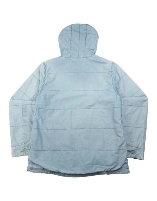 Vintage Carhartt zip up quilted jacket size m in baby blue, 2 of 4