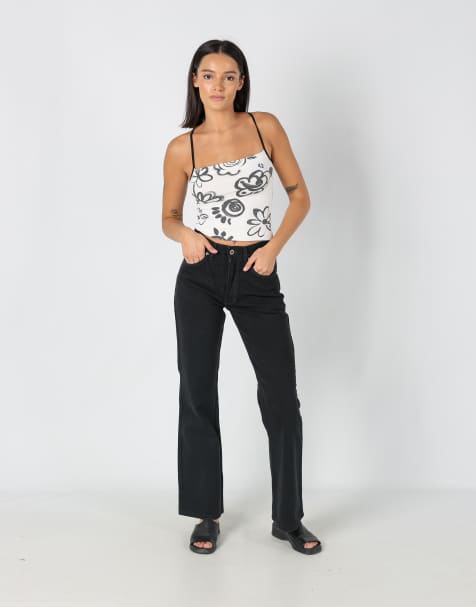 Vintage Caroche 6 Flare Jeans Black - view 1