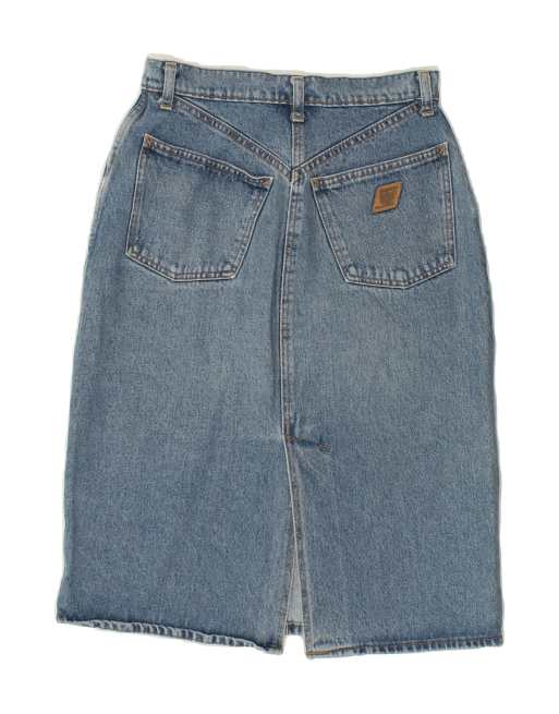 Vintage Carrera Size M Denim Skirt in Blue, 2 of 4