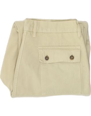 Vintage Carrera Size XL Cargo Straight Jeans in Beige