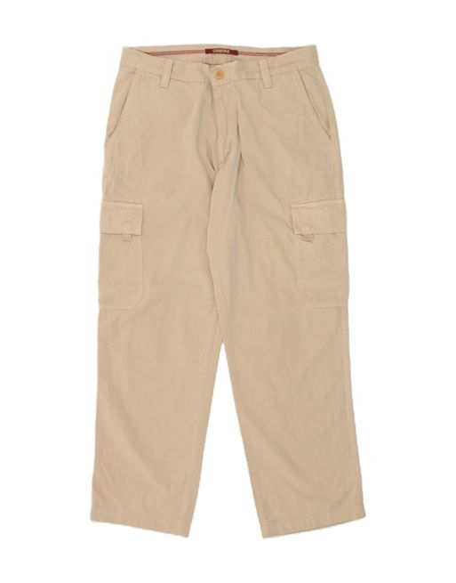Vintage Carrera Size XL Tapered Cargo Trousers in Beige
