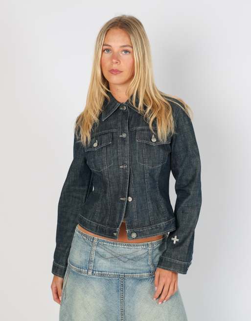 Vintage Castelbajac S denim jacket in blue