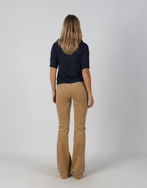 Vintage Casucci S cord casual trousers in tan, 3 of 4