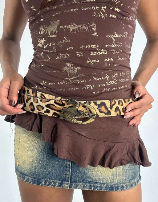 Vintage Cavalli belt In brown, 3 of 4