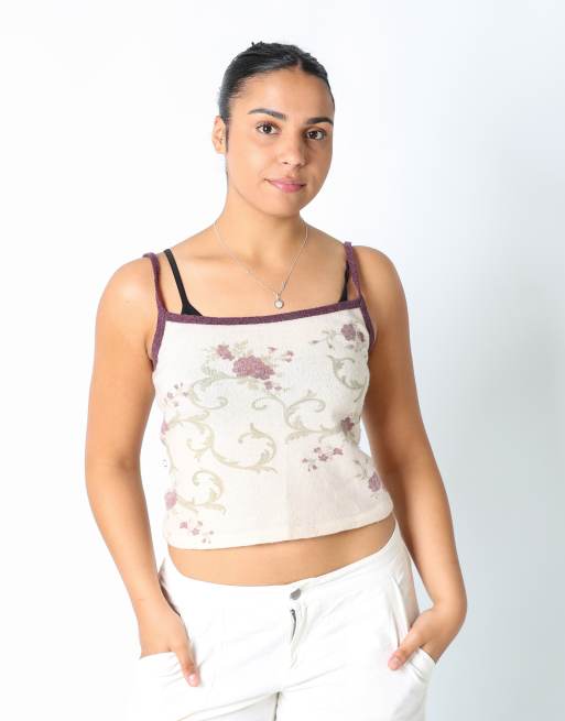 Vintage Cavalli Jeans M cami cream
