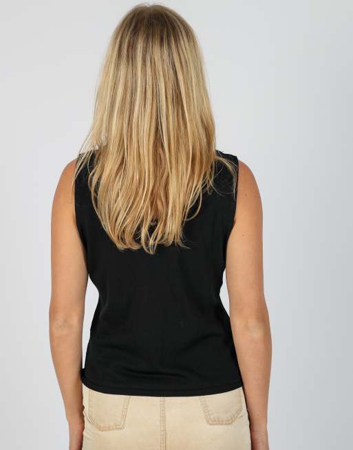 Vintage Cecilia S cami in black, 2 of 4