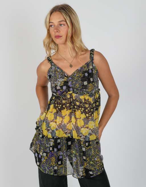 Vintage Centro Storico S cami in black, 3 of 4