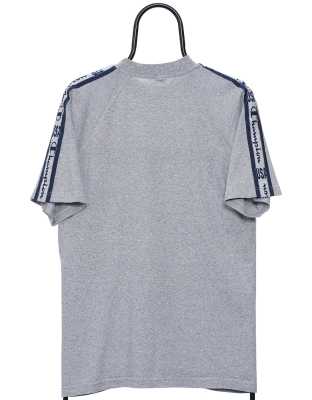 Vintage Champion 90s size S tshirt spellout in blue