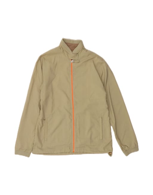 Vintage Champion Bomber Jacket UK 14 Medium In Beige