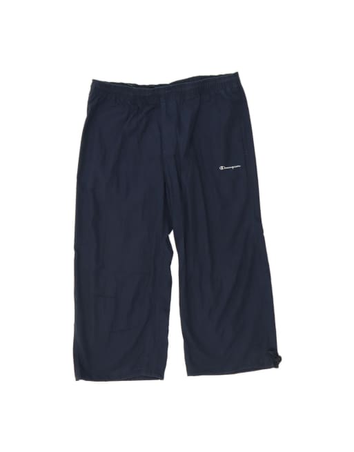 Vintage Champion Capri Tracksuit Trousers 2XL In Blue