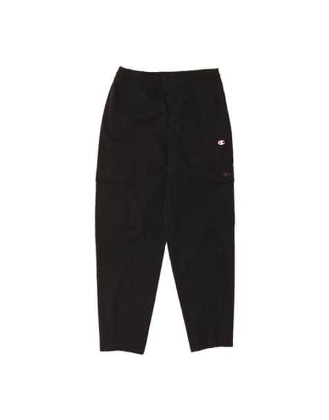 Vintage Champion Cargo Tracksuit Trousers Small In Black - view 1