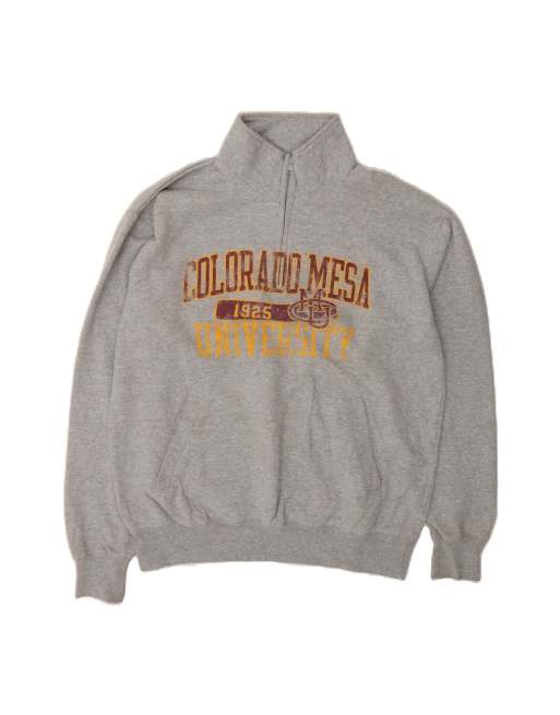 Vintage Champion Graphic Sweatshirt Jumper Large In Grey