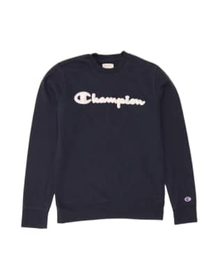 Vintage Champion Graphic Sweatshirt Jumper Small In Blue - view 1
