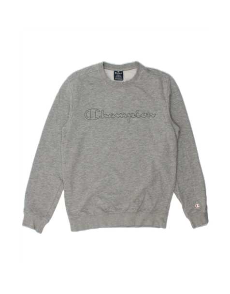 Vintage Champion Graphic Sweatshirt Jumper Small In Grey - view 1