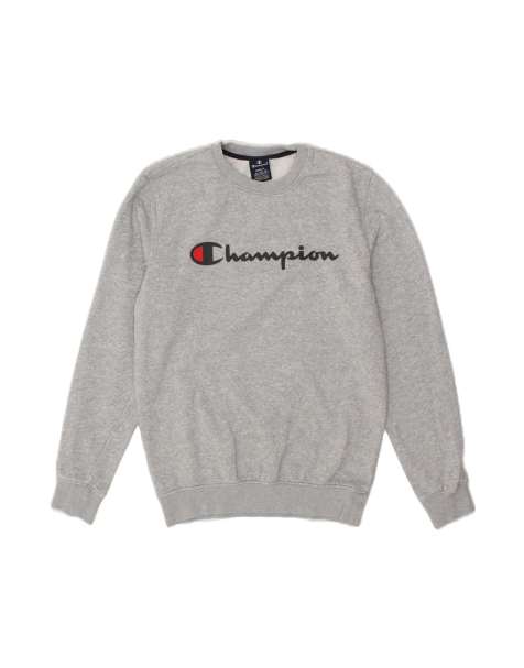 Vintage Champion Graphic Sweatshirt Jumper Small In Grey - view 1