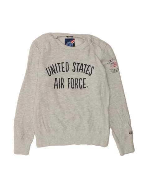 Vintage Champion Graphic Sweatshirt Jumper Small In Grey - view 1