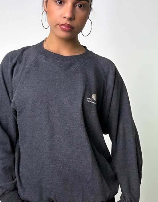 Vintage Champion L Sweatshirt Grey
