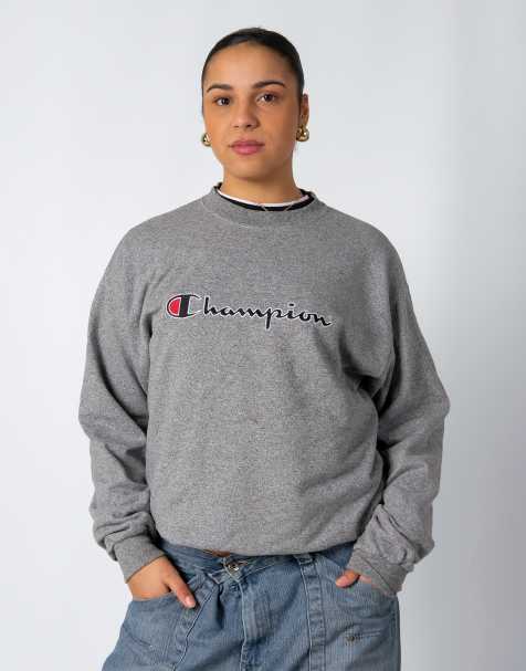 Vintage Champion L Sweatshirt Grey - view 1