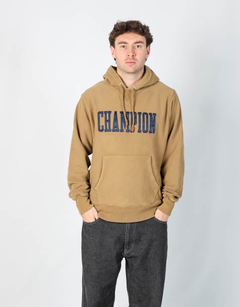 Vintage Champion l sweatshirt in beige - view 1